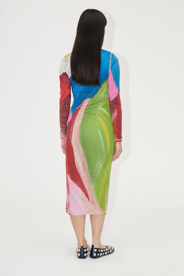 Stine Goya UK Pullover Long Sleeve Midi Dress Dress Hands