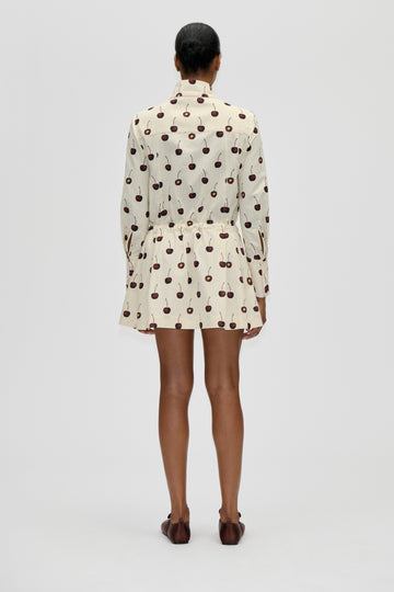 Stine Goya UK Pullover Parka Dress Dress Cherries