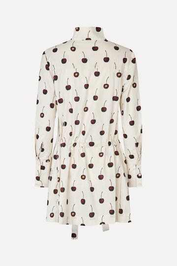 Stine Goya UK Pullover Parka Dress Dress Cherries