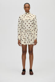 Stine Goya UK Pullover Parka Dress Dress Cherries