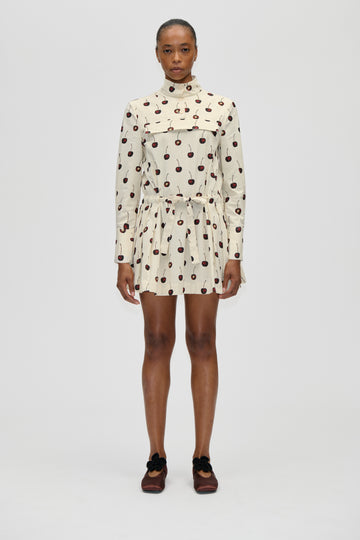 Stine Goya UK Pullover Parka Dress Dress Cherries