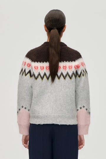 Stine Goya UK Raglan Bomber Jacket Jacket Fairisle