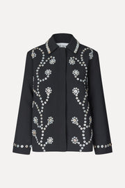 Stine Goya UK Relaxed Fit Jacket Jacket Buttoned Flowers