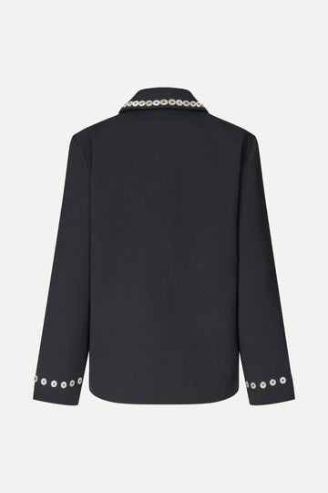 Stine Goya UK Relaxed Fit Jacket Jacket Buttoned Flowers