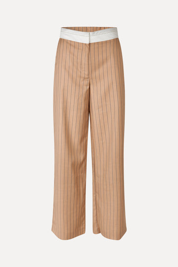 Stine Goya UK Reversed Wide Leg Pants Pants Multi Stripes