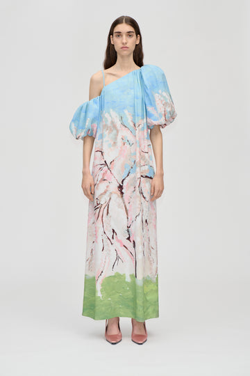 Stine Goya UK Romantic Long Dress Dress Cherry Blossom