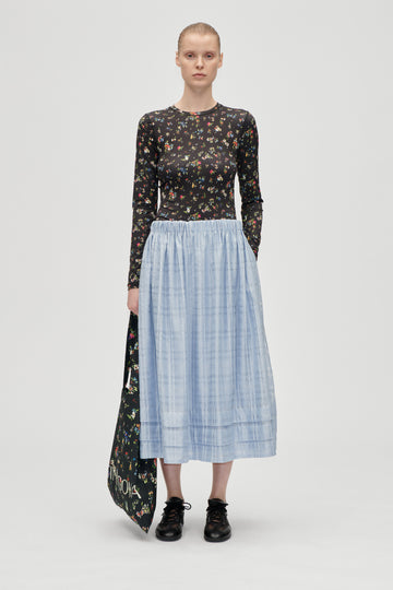 Stine Goya UK Romantic Midi Skirt Skirt Brunnera Blue