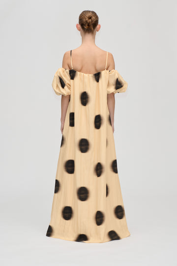 Stine Goya UK Romantic Volume Strap Dress Dress Dots in Motion