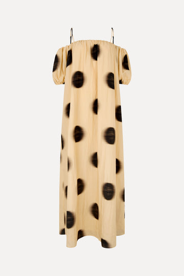 Stine Goya UK Romantic Volume Strap Dress Dress Dots in Motion