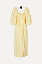 Stine Goya UK Romantic Voluminous Sleeve Dress Dress Pastel Yellow