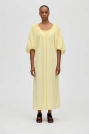 Stine Goya UK Romantic Voluminous Sleeve Dress Dress Pastel Yellow