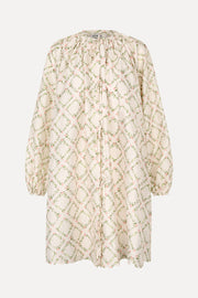 Stine Goya UK Voluminous Bow Dress Dress Sakura Check Pink