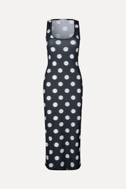 Stine Goya UK Elastic Deep Neckline Tank Dress Dress Dots in Motion