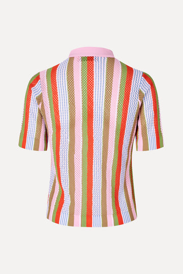 Stine Goya UK SGDarcy Cardigan Knit Multi Stripe