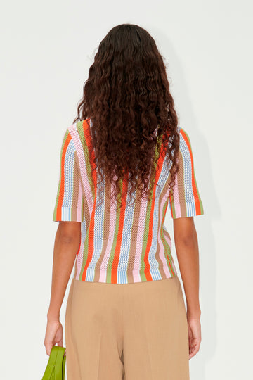 Stine Goya UK SGDarcy Cardigan Knit Multi Stripe
