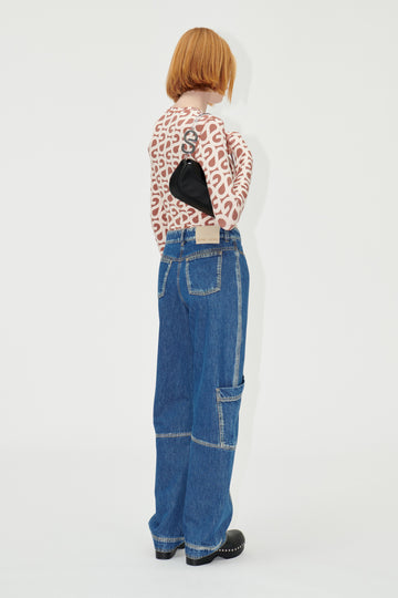 Stine Goya UK SGDion Denim Pants Pants Trompe L'oeil