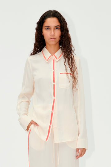 Stine Goya UK SGFelix Shirt Top Tangerine Paintbrush
