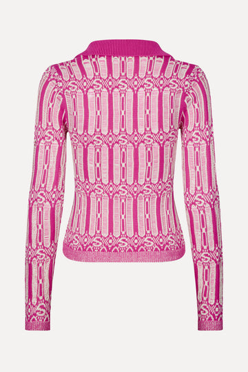Stine Goya UK SGKiza Jumper Knit Graphic SG Logo
