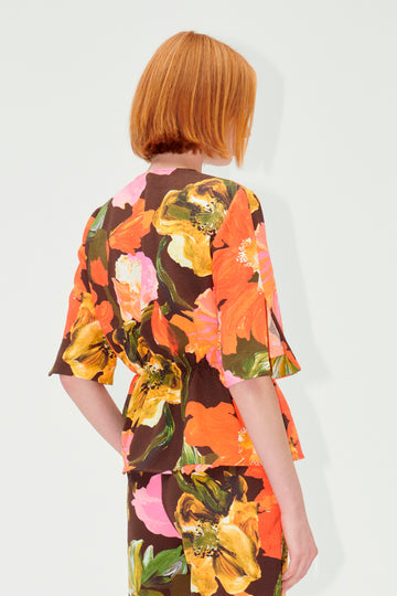 Stine Goya UK SGNaica Top Top Summer Night Poppies