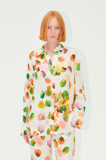 Stine Goya UK SGSophia Shirt Top Watercolor Buds