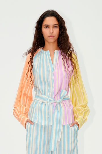Stine Goya UK SGVianna Blouse Top Summer Stripes