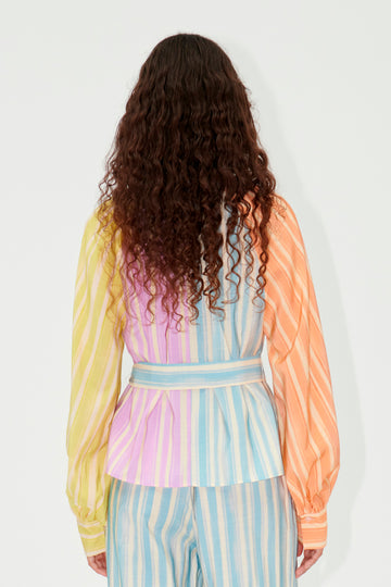 Stine Goya UK SGVianna Blouse Top Summer Stripes