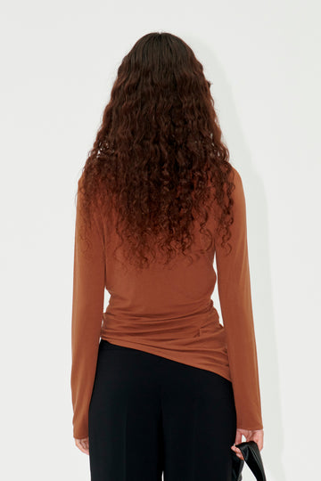 Stine Goya UK SGYarah Blouse Top Brown