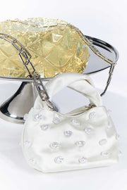 Stine Goya UK SGZiggy Micro Bag Accessories Embellished Pearl Satin