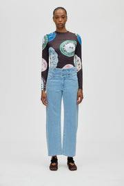 Stine Goya UK SG Belt Loop Ankle Pants Pants Denim Blue