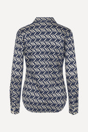 Stine Goya UK Sabina Shirt Top Pixelated Rhombus