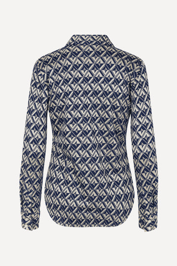 Stine Goya UK Sabina Shirt Top Pixelated Rhombus