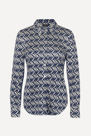 Stine Goya UK Sabina Shirt Top Pixelated Rhombus
