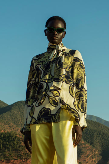 Stine Goya UK Sarina Blouse Top 4115 Jasmine Yellow