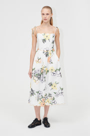 Stine Goya UK Scalloped Cut Out Dress Dress Wild Flowers Embroidery
