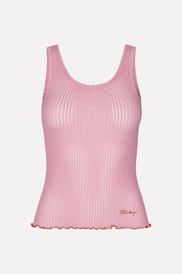 Stine Goya UK Scoopneck Tanktop Top Pink Nectar