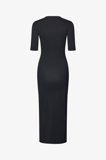 Stine Goya UK Short Sleeve Crewneck Midi Dress Dress The Rose