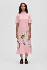 Stine Goya UK Short Sleeve Midi Dress Dress Swans