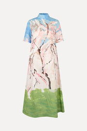 Stine Goya UK Short Sleeve Midi Dress Dress Cherry Blossom