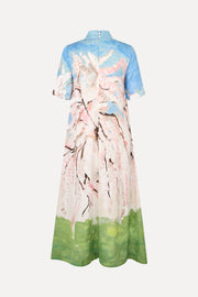 Stine Goya UK Short Sleeve Midi Dress Dress Cherry Blossom