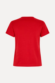 Stine Goya UK Short Sleeve Relaxed T-Shirt Top Velocity Red