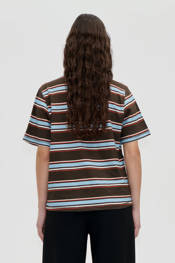 Stine Goya UK Short Sleeve T-Shirt Top Blue And Bold