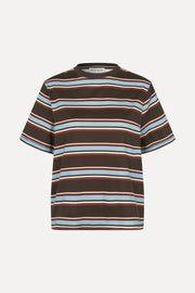 Stine Goya UK Short Sleeve T-Shirt Top Blue And Bold