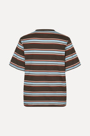 Stine Goya UK Short Sleeve T-Shirt Top Blue And Bold