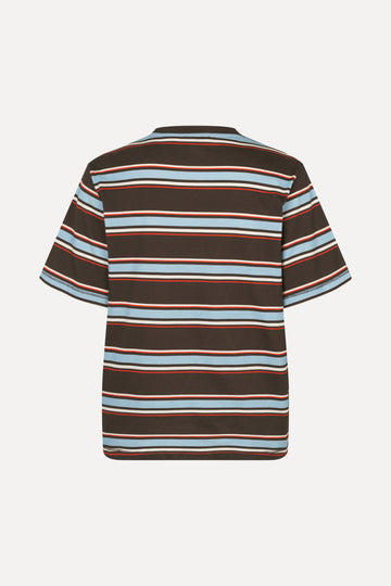 Stine Goya UK Short Sleeve T-Shirt Top Blue And Bold