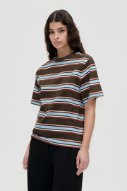 Stine Goya UK Short Sleeve T-Shirt Top Blue And Bold