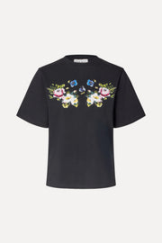 Stine Goya UK Short Sleeve T-Shirt Top The Floral Frame