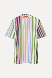 Stine Goya UK Short Sleeve T-Shirt Top Forest Stripe