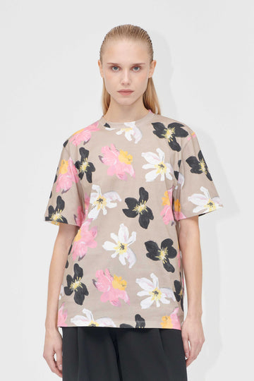 Stine Goya UK Short Sleeve T-Shirt Top Wild Flowers