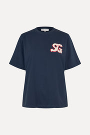 Stine Goya UK Short Sleeve T-Shirt Top Baseball SG Patch