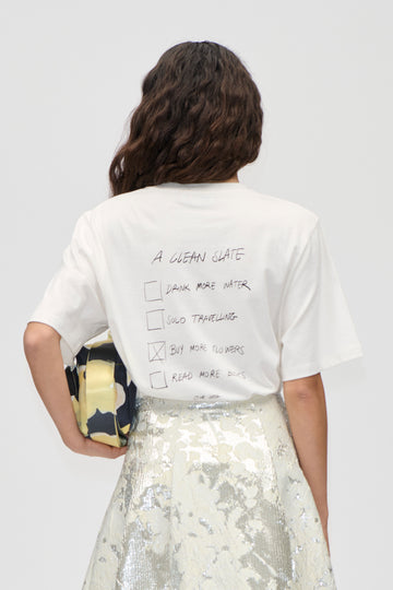 Stine Goya UK Short Sleeve T-Shirt Top Petunia Bouquet, A Clean Slate